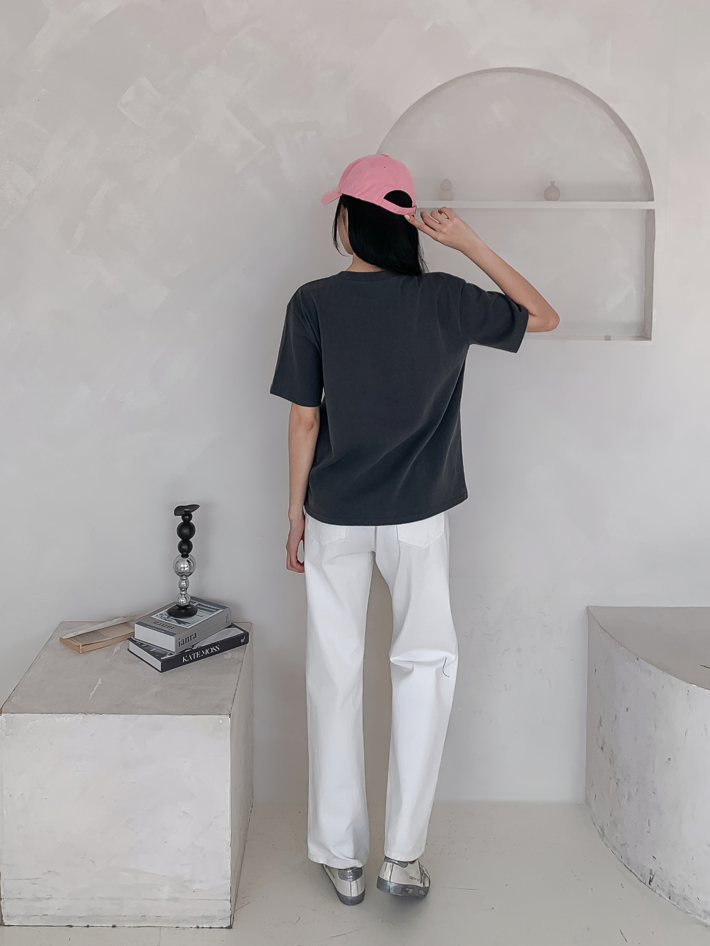 ラウンドネックベーシック半袖ロゴTシャツ | 詳細画像8