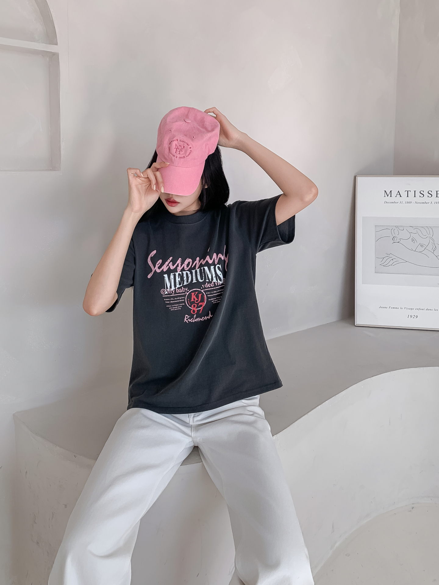 ラウンドネックベーシック半袖ロゴTシャツ | 詳細画像16