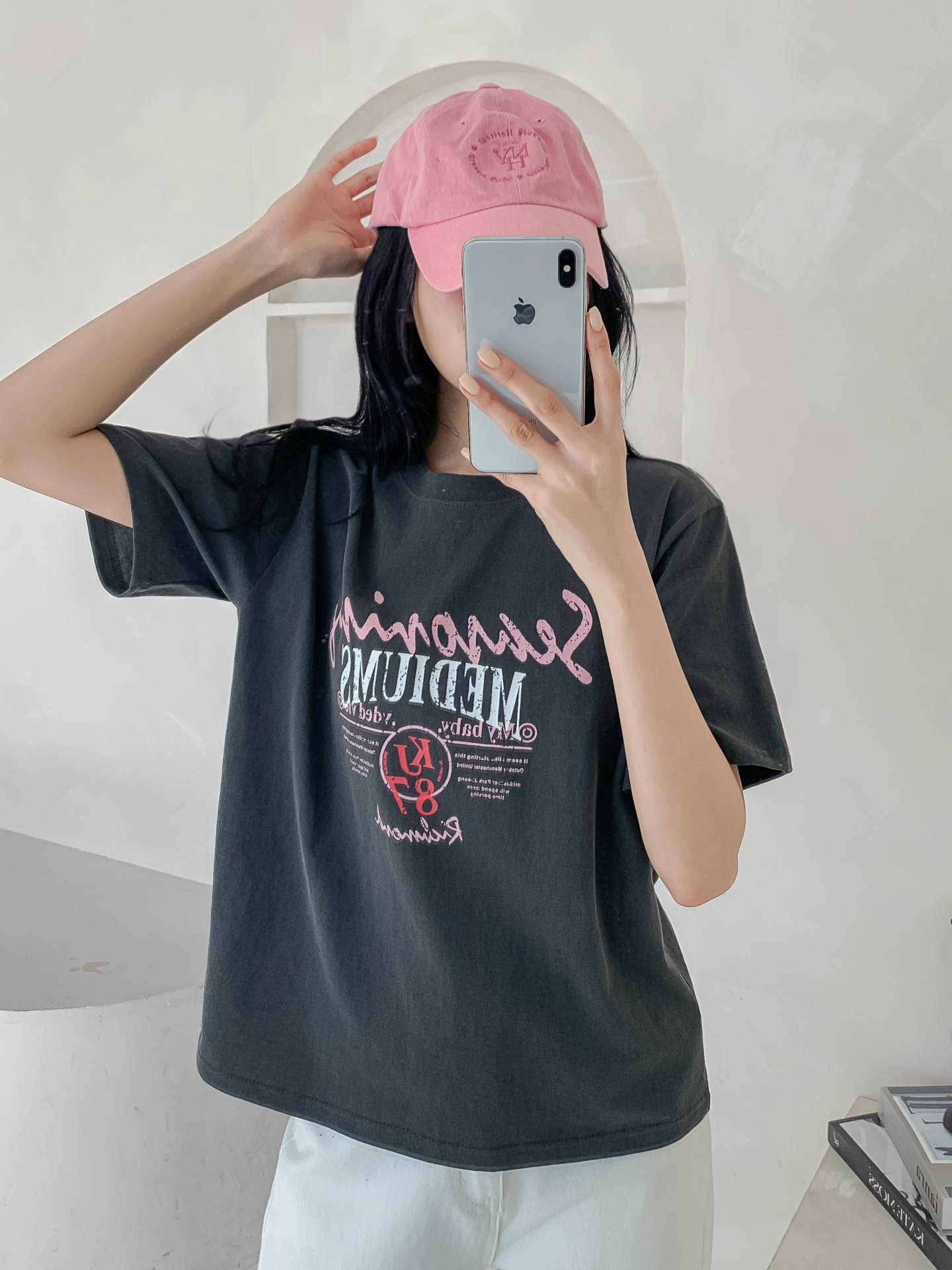 ラウンドネックベーシック半袖ロゴTシャツ | 詳細画像19