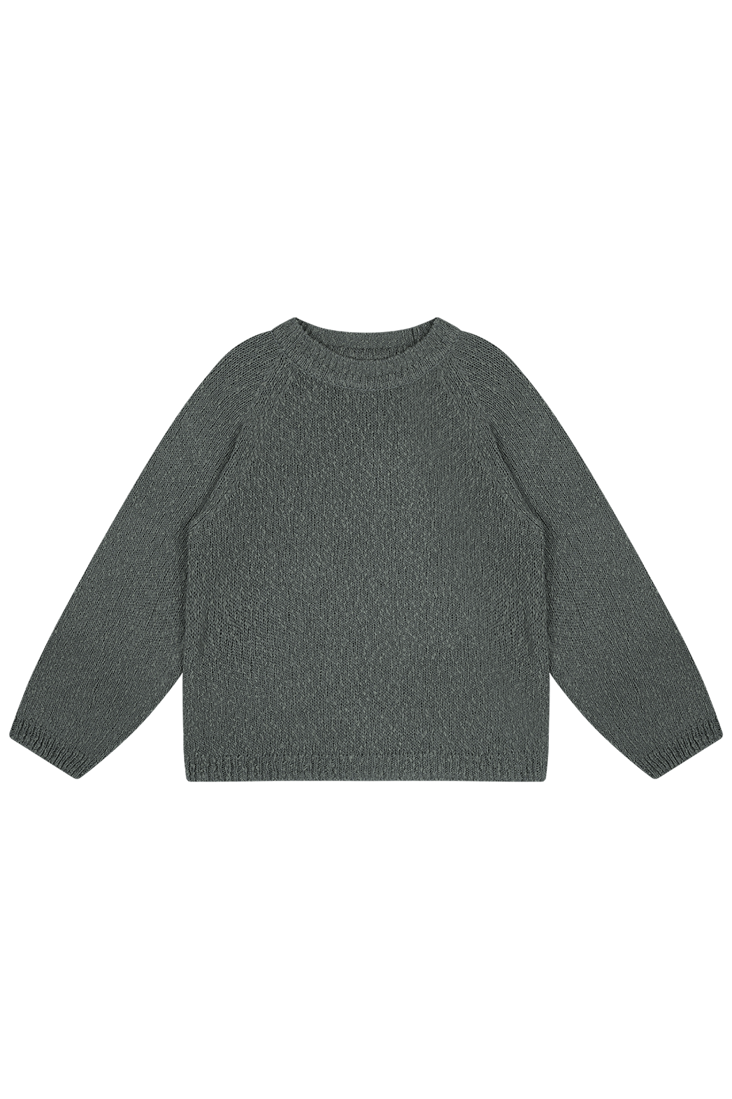 ベルベットリネン混アクリルラウンドネックルーズ無地ニット春夏秋 | 詳細画像26