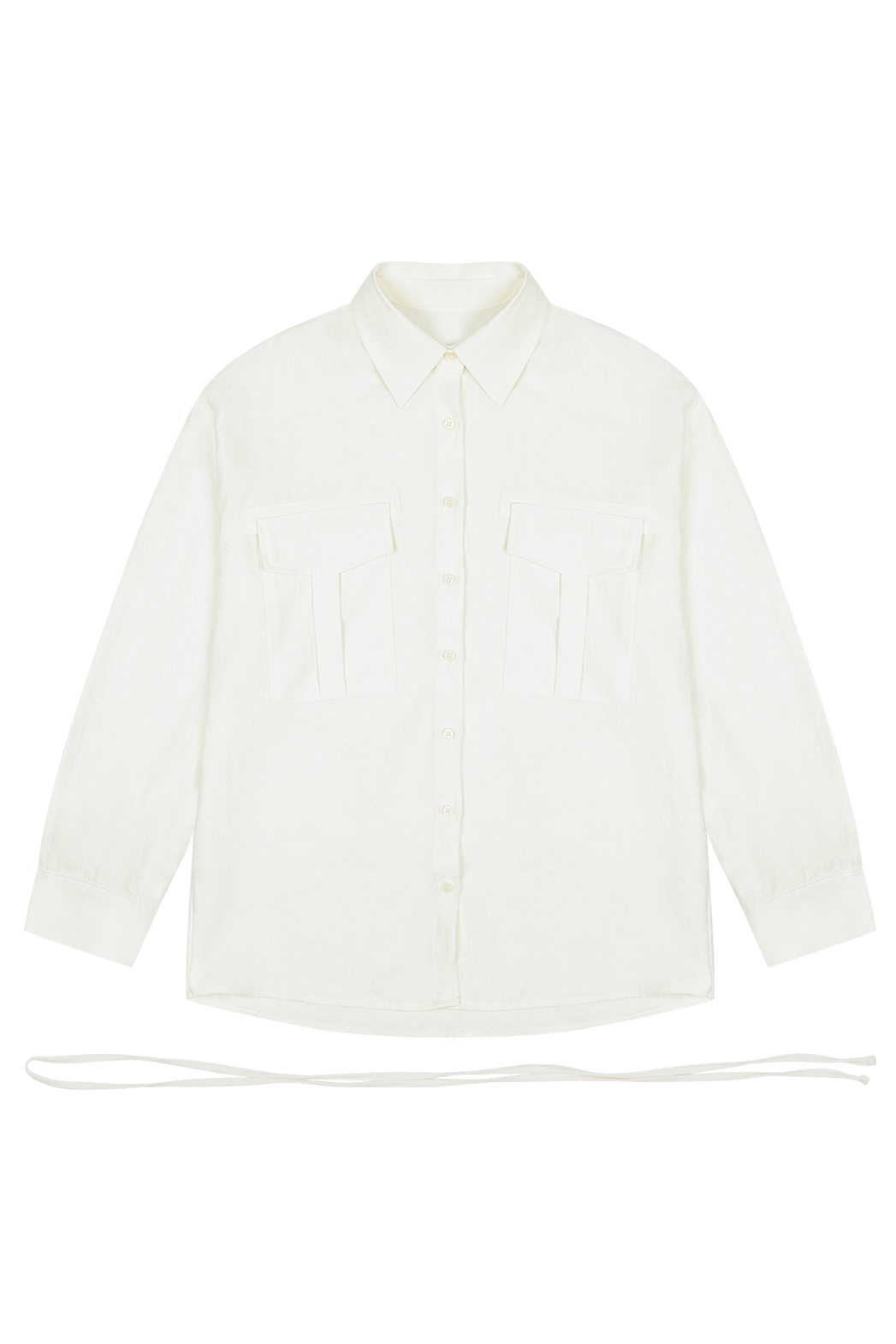 ベルベットベロアナイロンボタンカラーポケットルーズ無地ブラウス春秋 | 詳細画像26