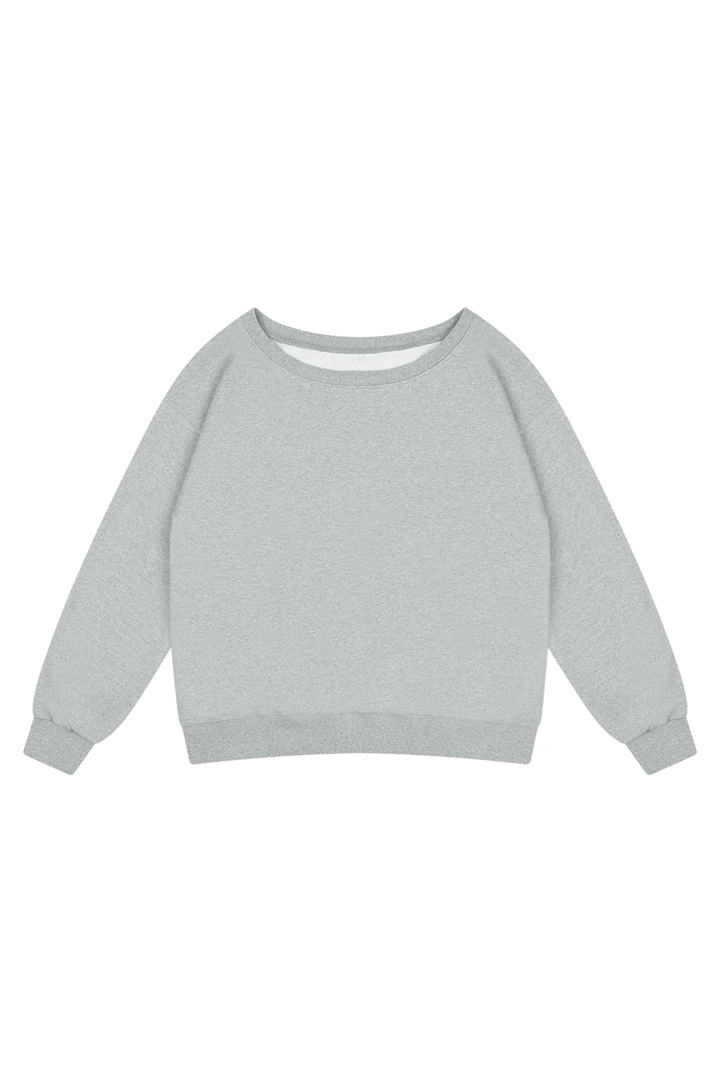 コットンオフショルダーベーシック無地スウェット春秋 | 詳細画像24