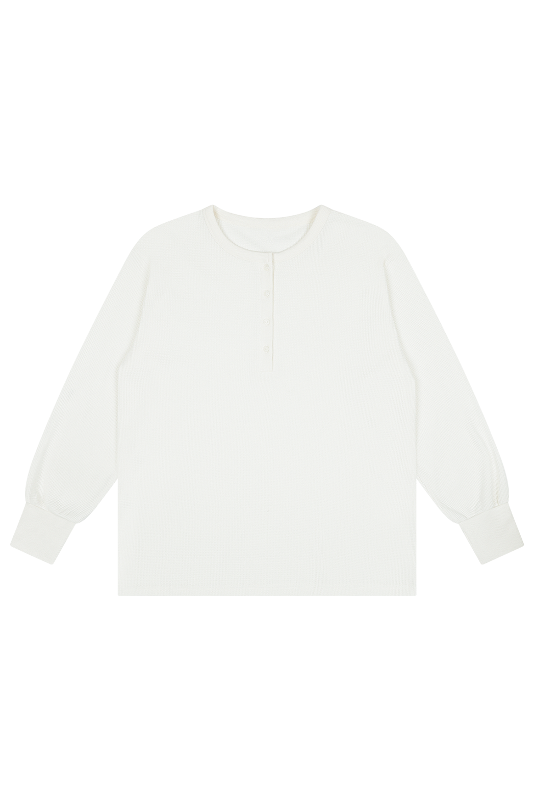 ベロアコットンボタンラウンドネックルーズエンボスTシャツオールシーズン | 詳細画像13