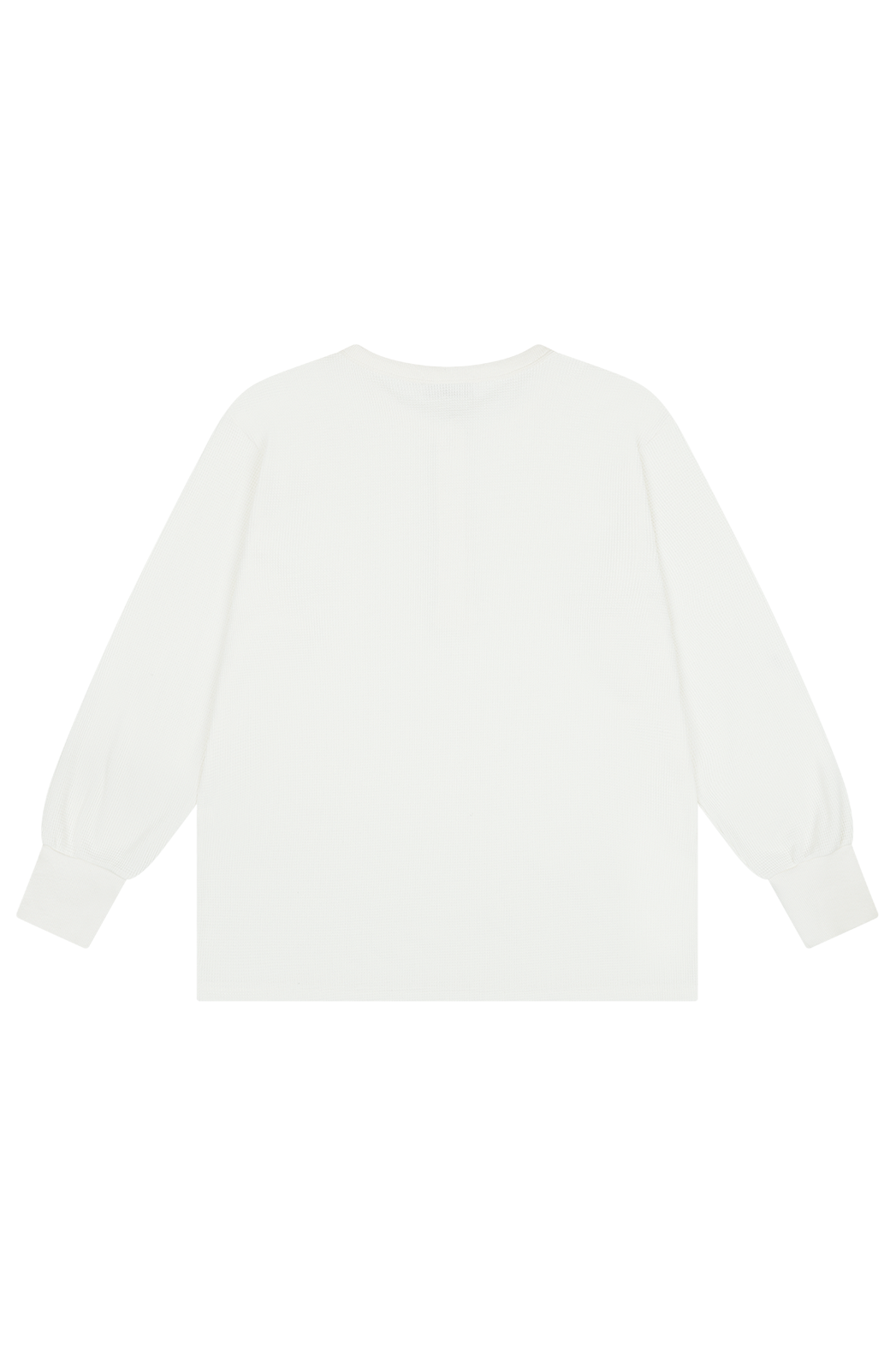 ベロアコットンボタンラウンドネックルーズエンボスTシャツオールシーズン | 詳細画像14