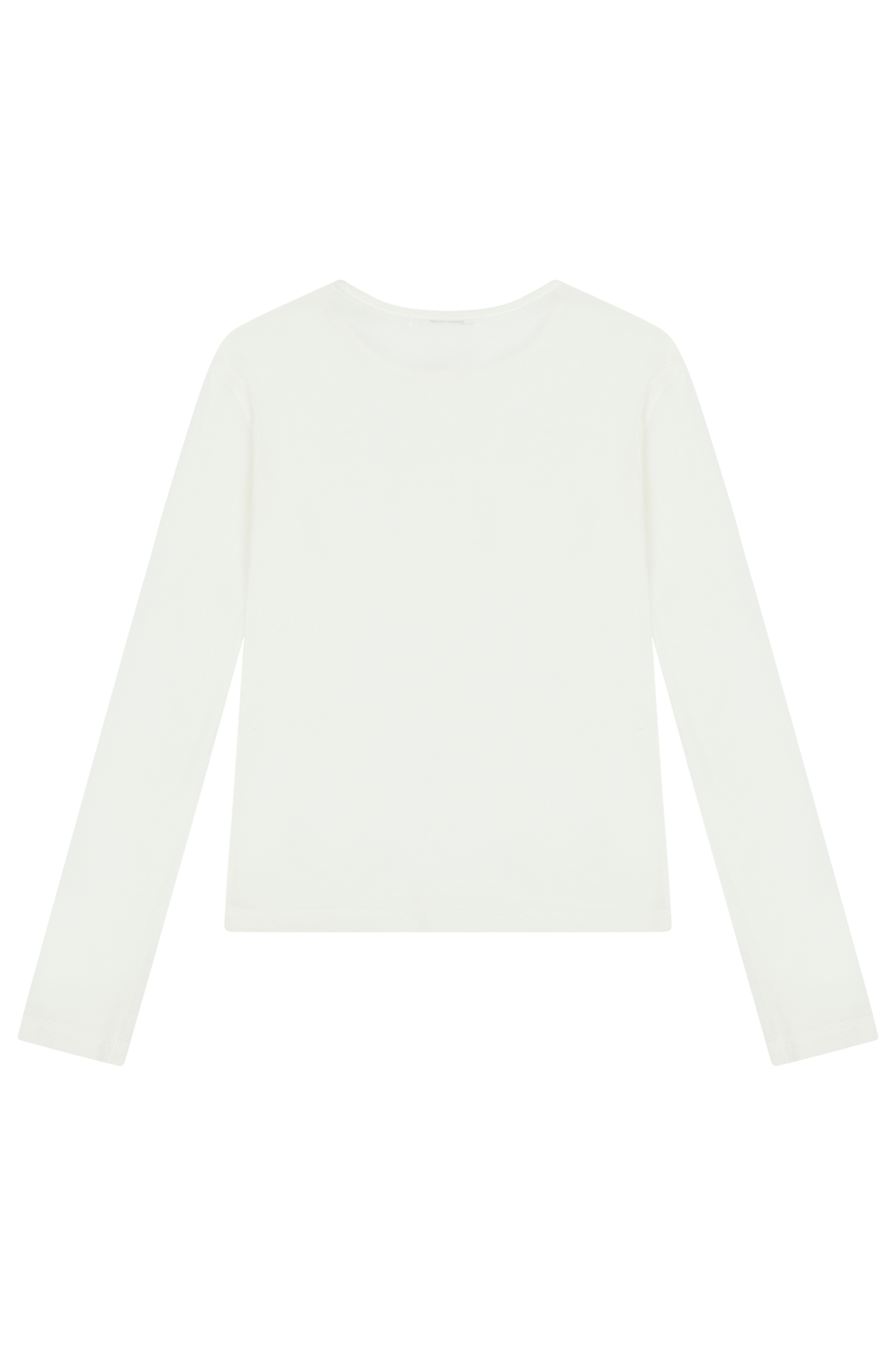 ウール混ボタンラウンドネックスリム無地Tシャツオールシーズン | 詳細画像25