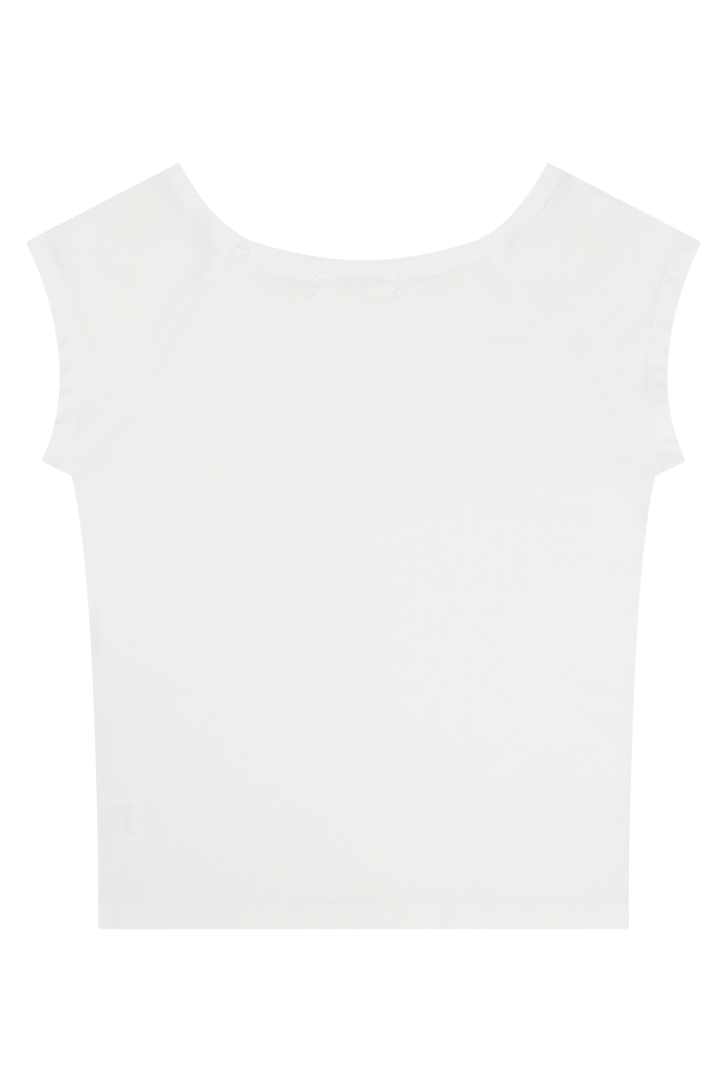 コットンボートネックフレンチスリーブスリム無地Tシャツオールシーズン | 詳細画像19