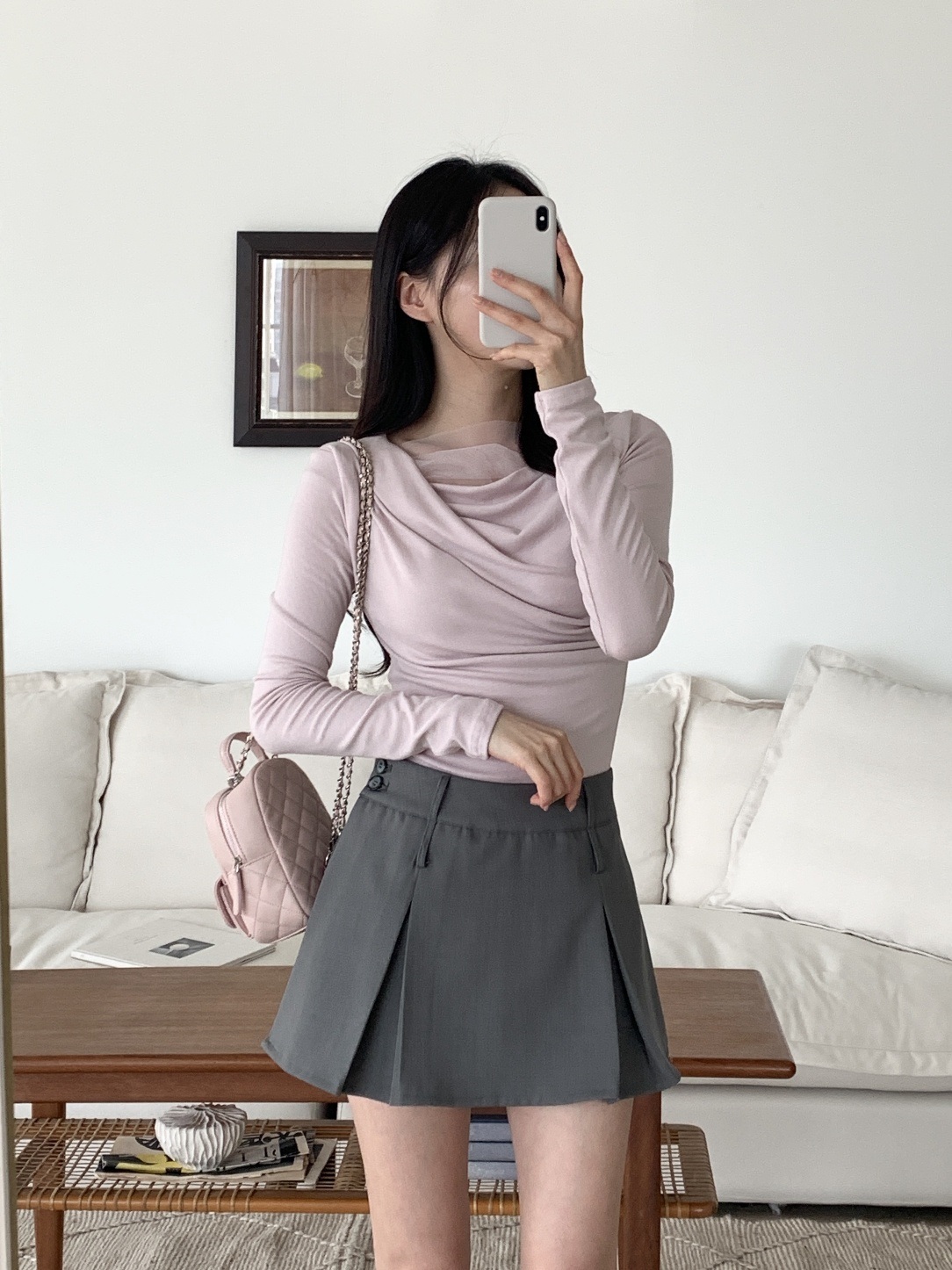 チュールドレープ長袖Tシャツ | 詳細画像16