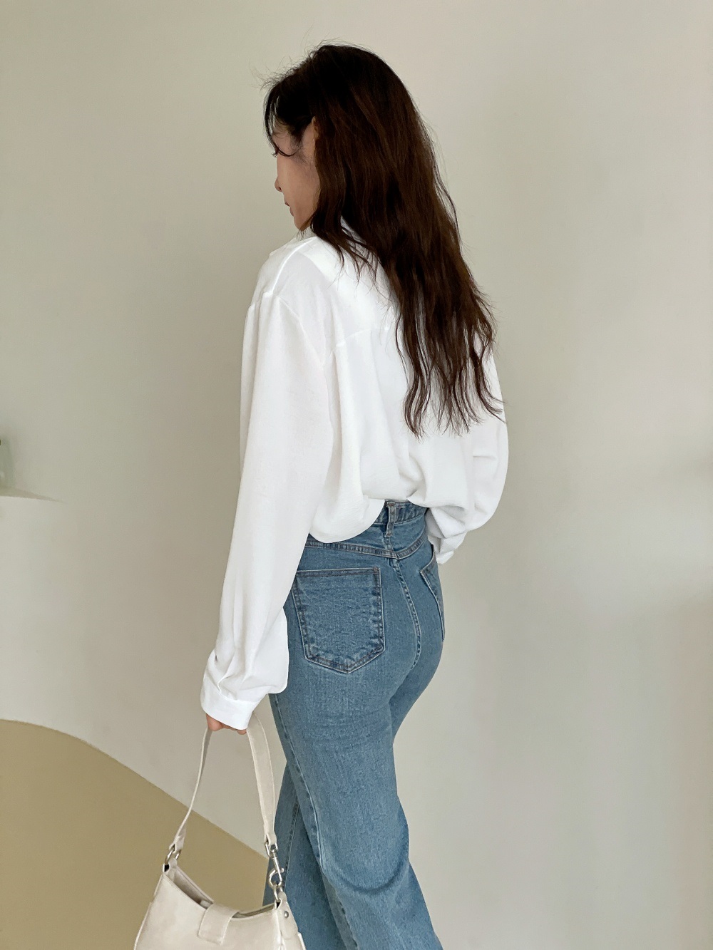 オープンカラー長袖ブラウス | 詳細画像16