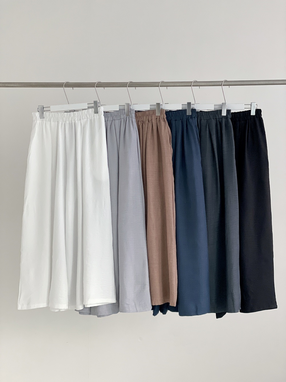 ポケットボックスプリーツウエストゴムフレアワイドパンツ | 詳細画像2