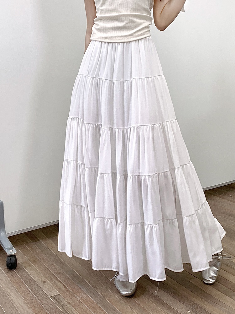 ティアードウエストゴムロングスカート | 詳細画像5