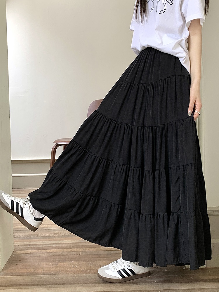 ティアードウエストゴムロングスカート | 詳細画像8