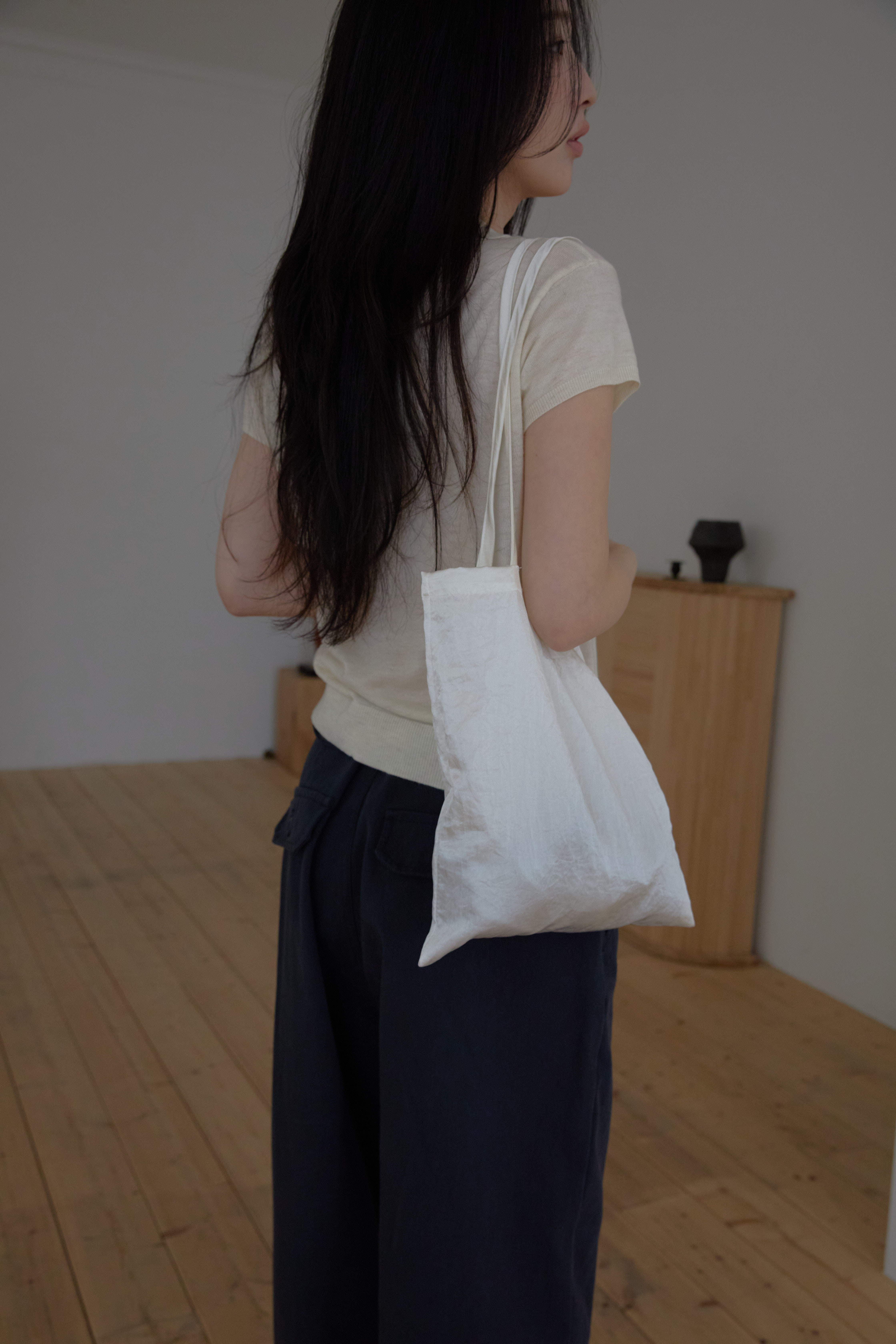 コットンボタンウォッシングポケットワイド無地パンツオールシーズン | 詳細画像22