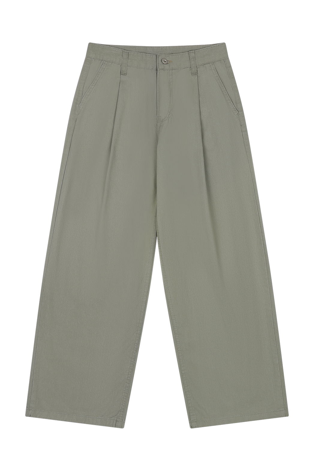 コットンウォッシングピンタックワイド無地パンツ春夏秋 | 詳細画像11