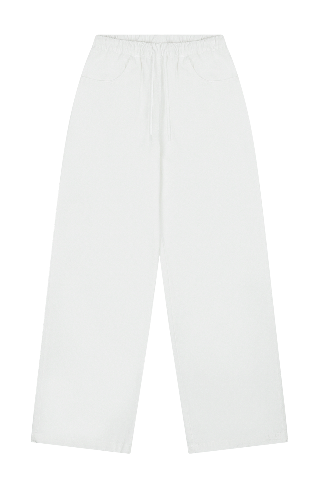 コットンストラップウォッシングゴムベーシックワイド無地パンツオールシーズン | 詳細画像21