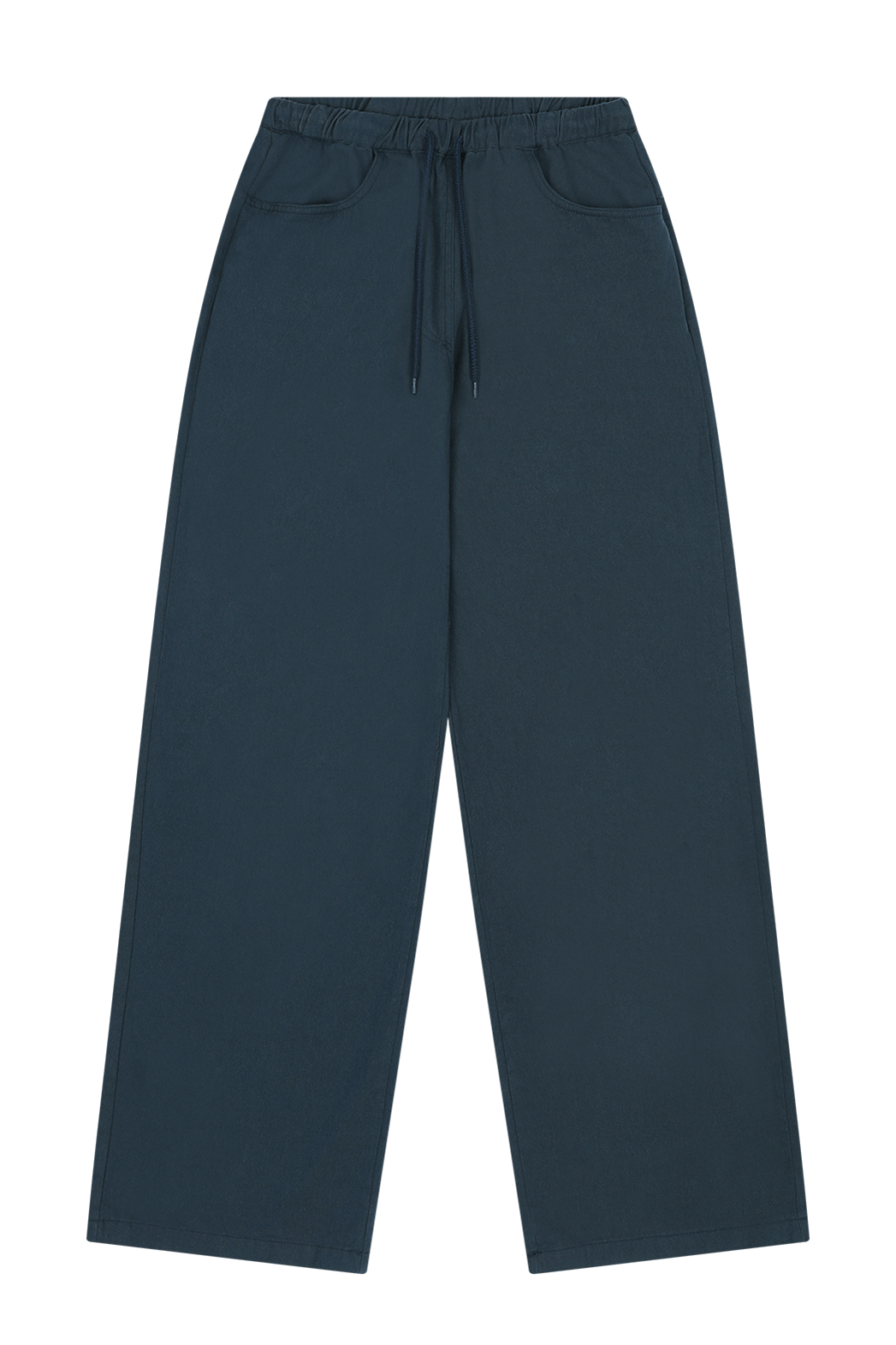 コットンストラップウォッシングゴムベーシックワイド無地パンツオールシーズン | 詳細画像23