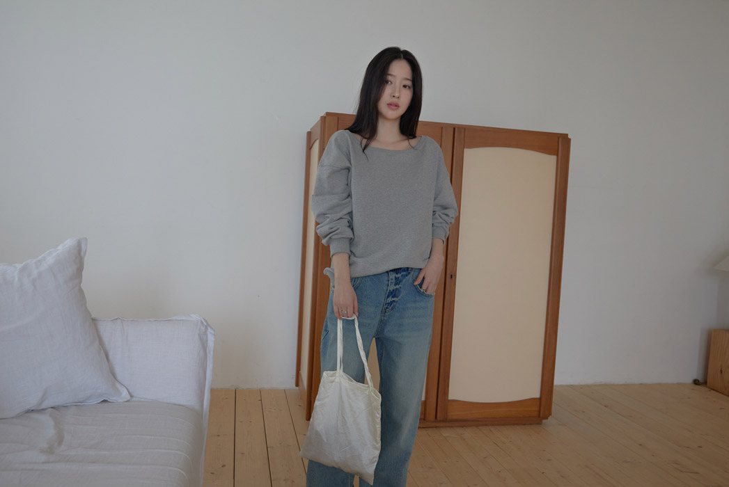 コットンウォッシングビンテージワイド無地デニムパンツオールシーズン | 詳細画像22