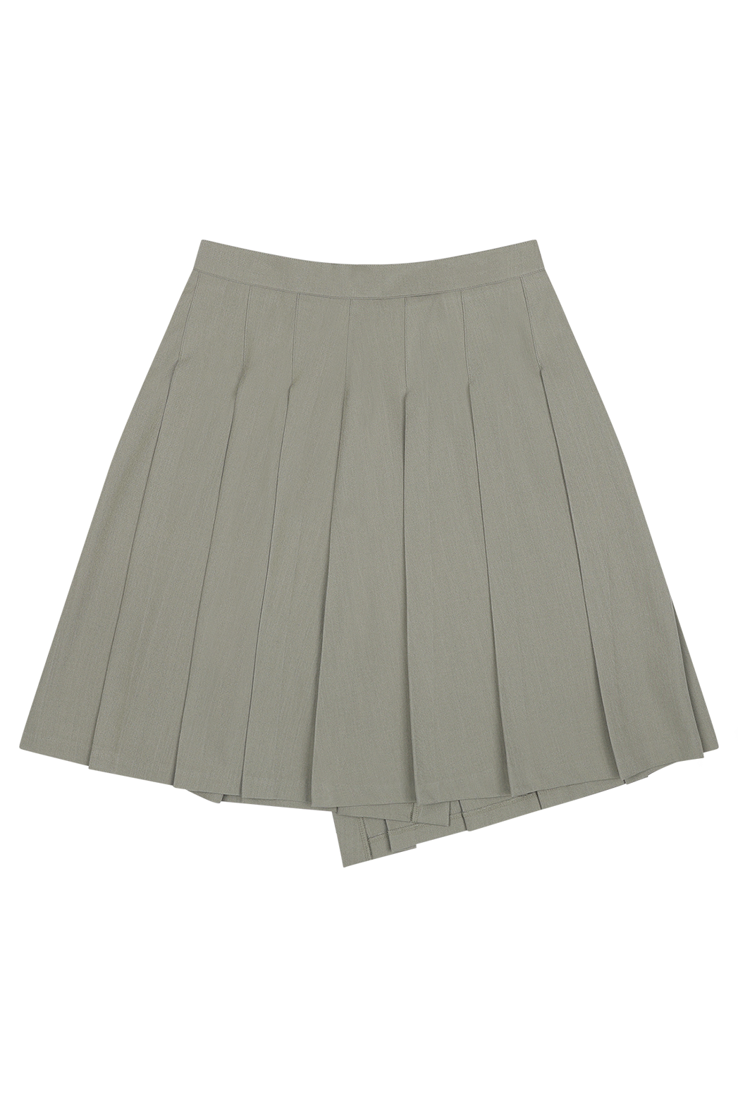 ストレッチベロアボタンラッププリーツミディ無地スカートオールシーズン | 詳細画像16