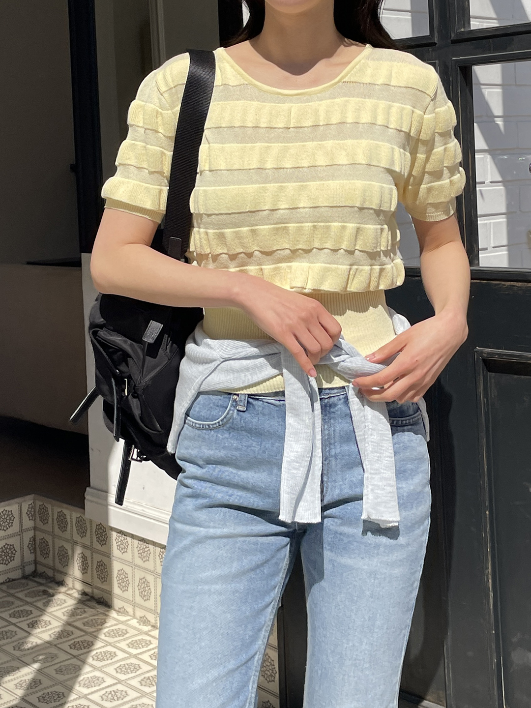 ラウンドネックスリム半袖Tシャツ | 詳細画像3