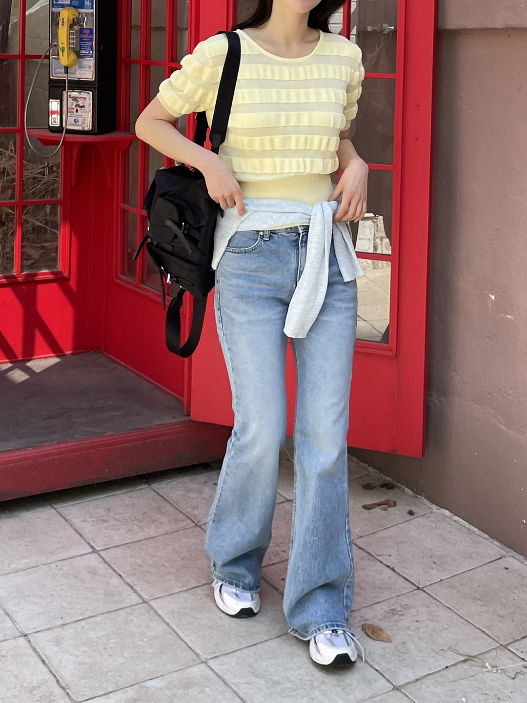 ラウンドネックスリム半袖Tシャツ | 詳細画像4