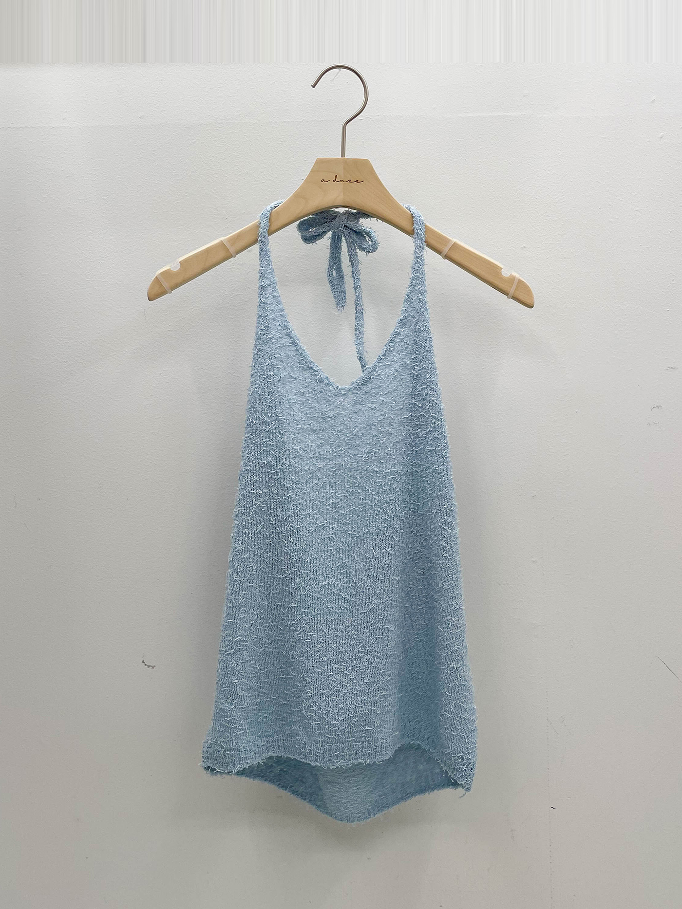 アクリルストラップホルターネックスリム無地ビスチェ | 詳細画像12