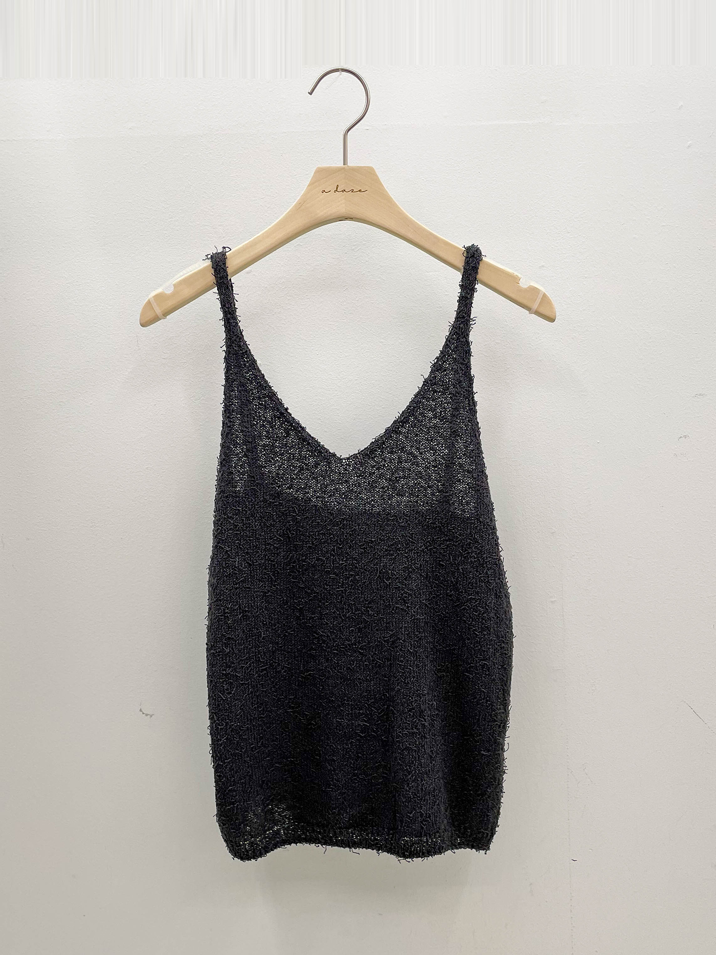 アクリルストラップホルターネックスリム無地ビスチェ | 詳細画像14