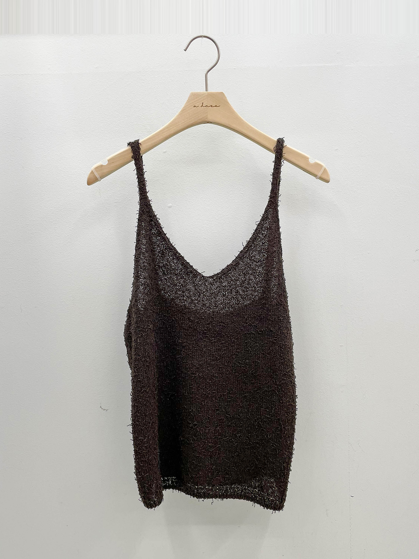 アクリルストラップホルターネックスリム無地ビスチェ | 詳細画像15