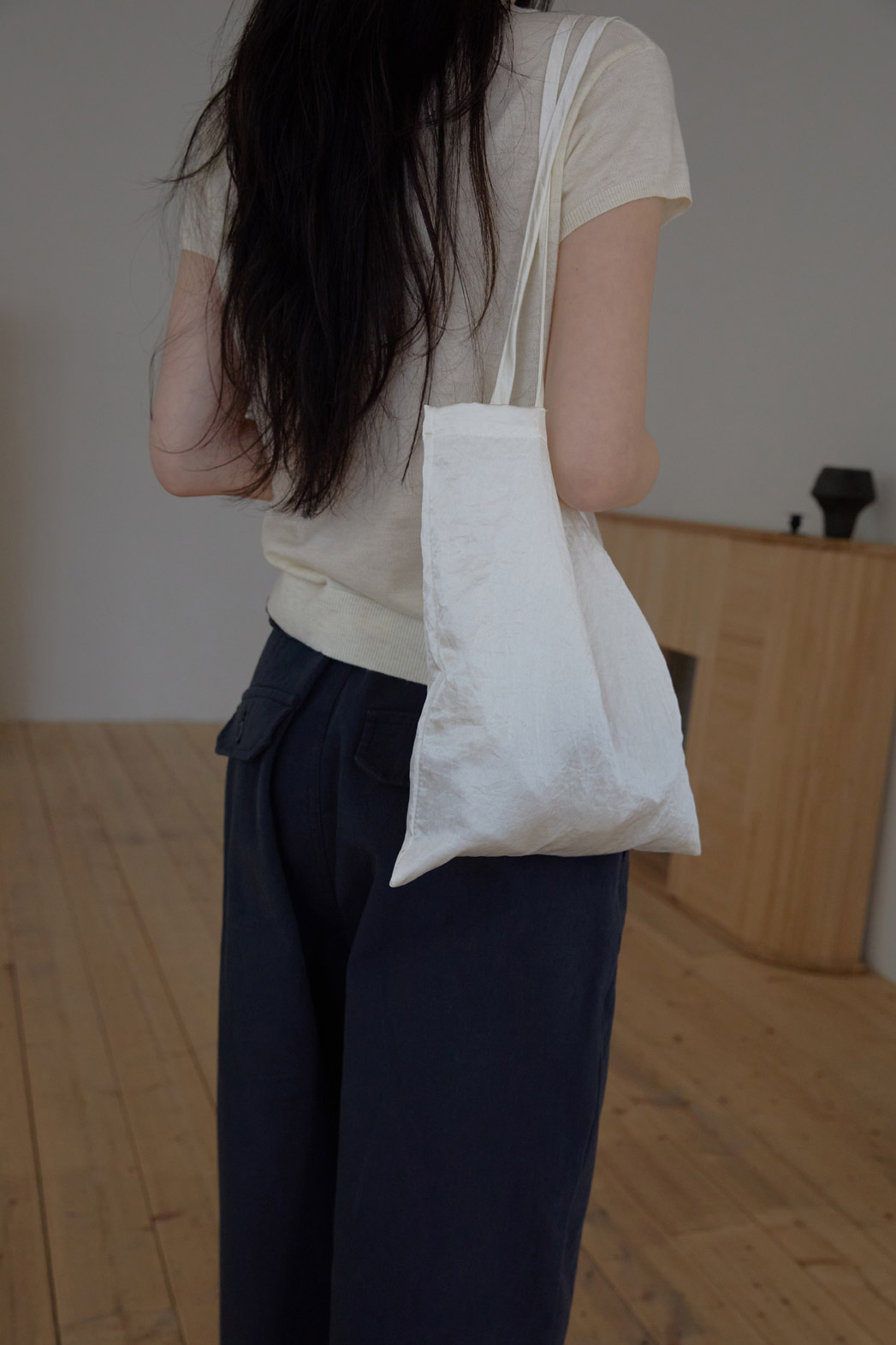 サテンナイロンリボン(固定)ミニ無地バッグオールシーズン | 詳細画像6