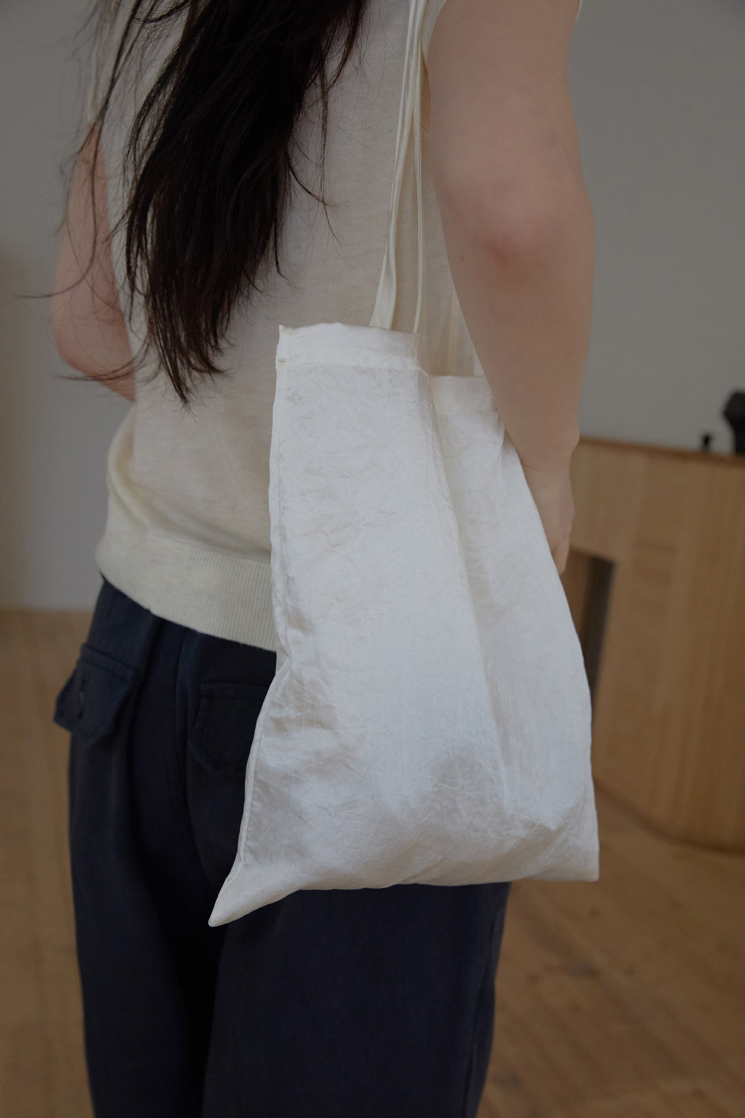 サテンナイロンリボン(固定)ミニ無地バッグオールシーズン | 詳細画像7