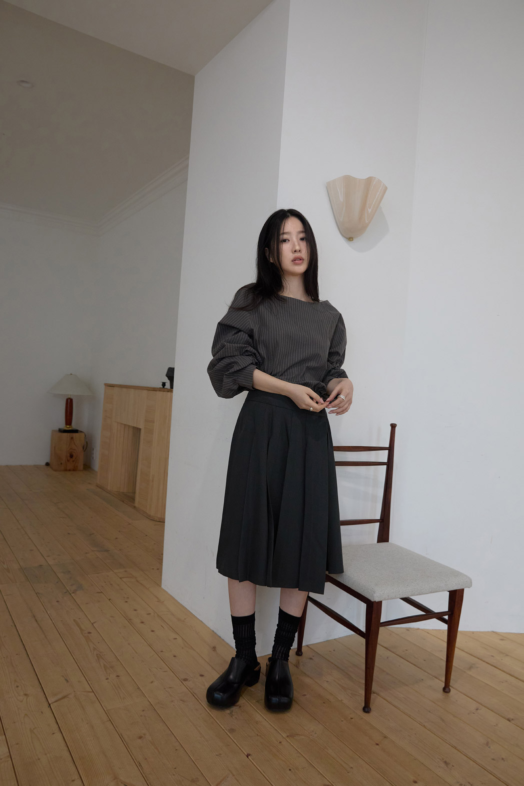 ストレッチナイロンロングストライプソックス春夏秋 | 詳細画像4