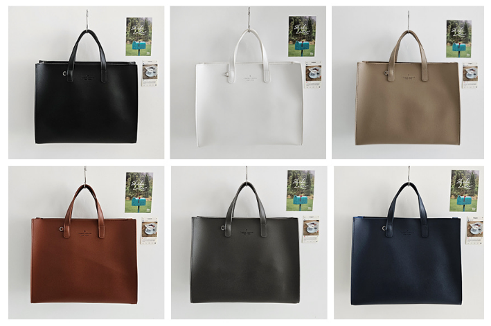 レザー調ビッグショルダーバッグストラップ付 | 詳細画像3