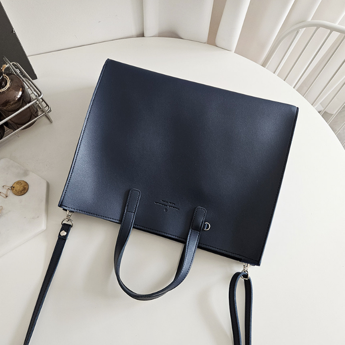 レザー調ビッグショルダーバッグストラップ付 | 詳細画像33