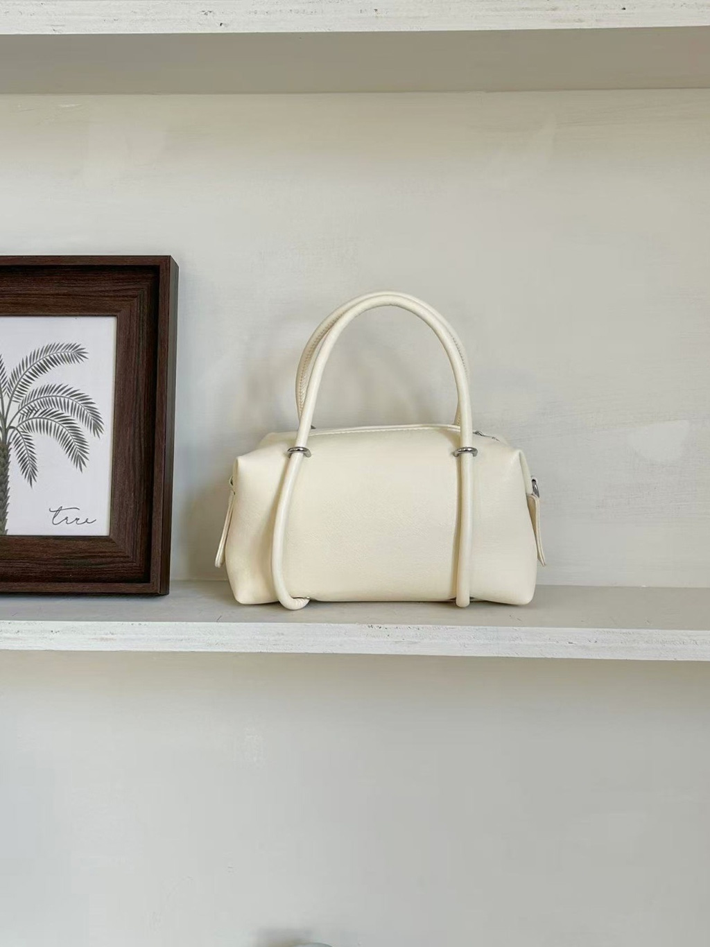 レザー調Hラインショルダーバッグ | 詳細画像11