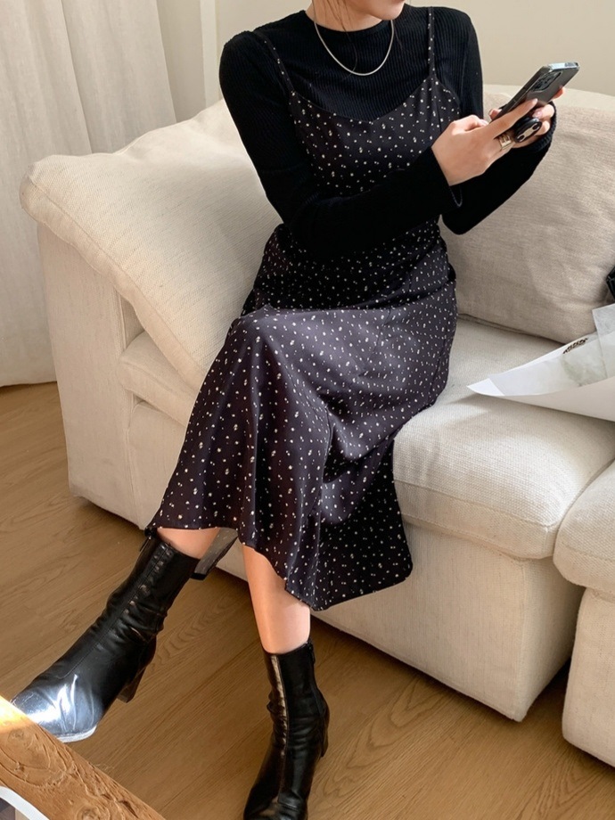 バックリボン小花柄キャミワンピース | 詳細画像2