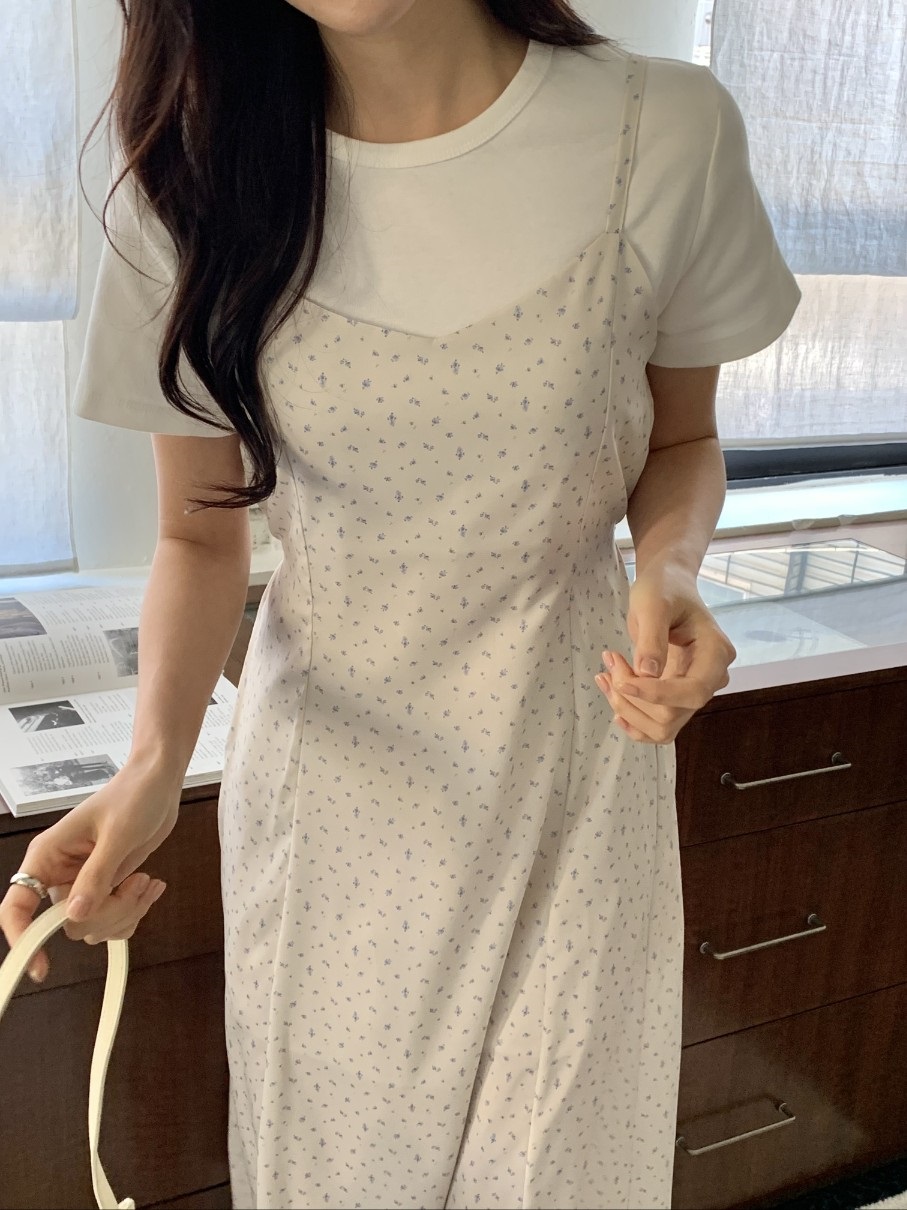 バックリボン小花柄キャミワンピース | 詳細画像3