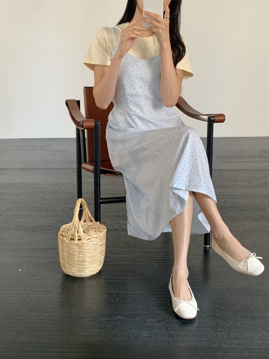 バックリボン小花柄キャミワンピース | 詳細画像11