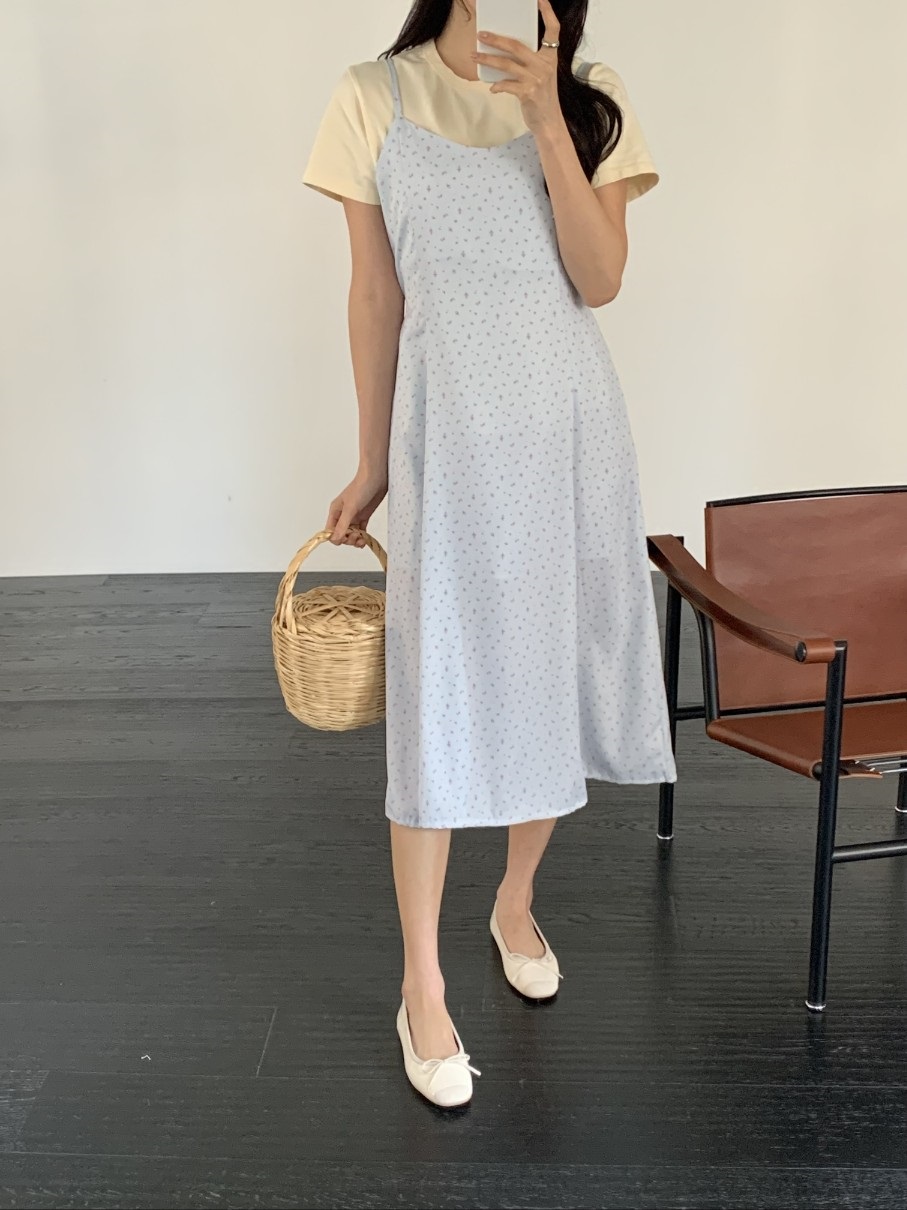 バックリボン小花柄キャミワンピース | 詳細画像13