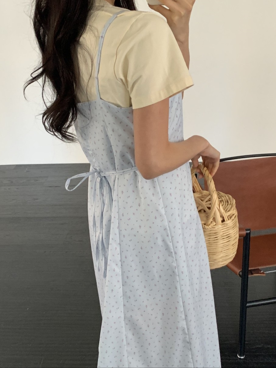 バックリボン小花柄キャミワンピース | 詳細画像14