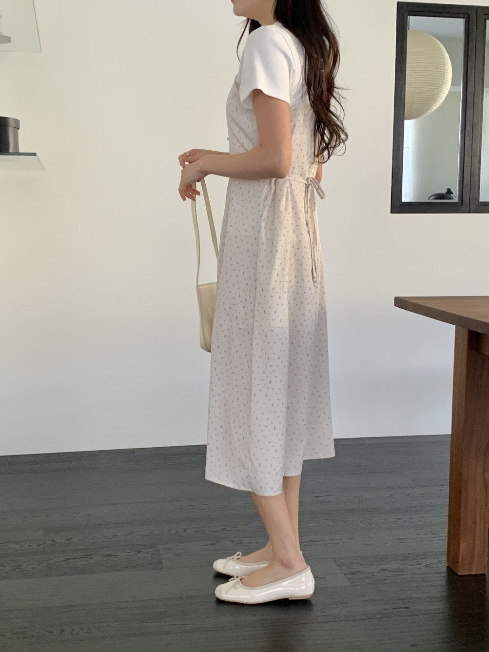 バックリボン小花柄キャミワンピース | 詳細画像17