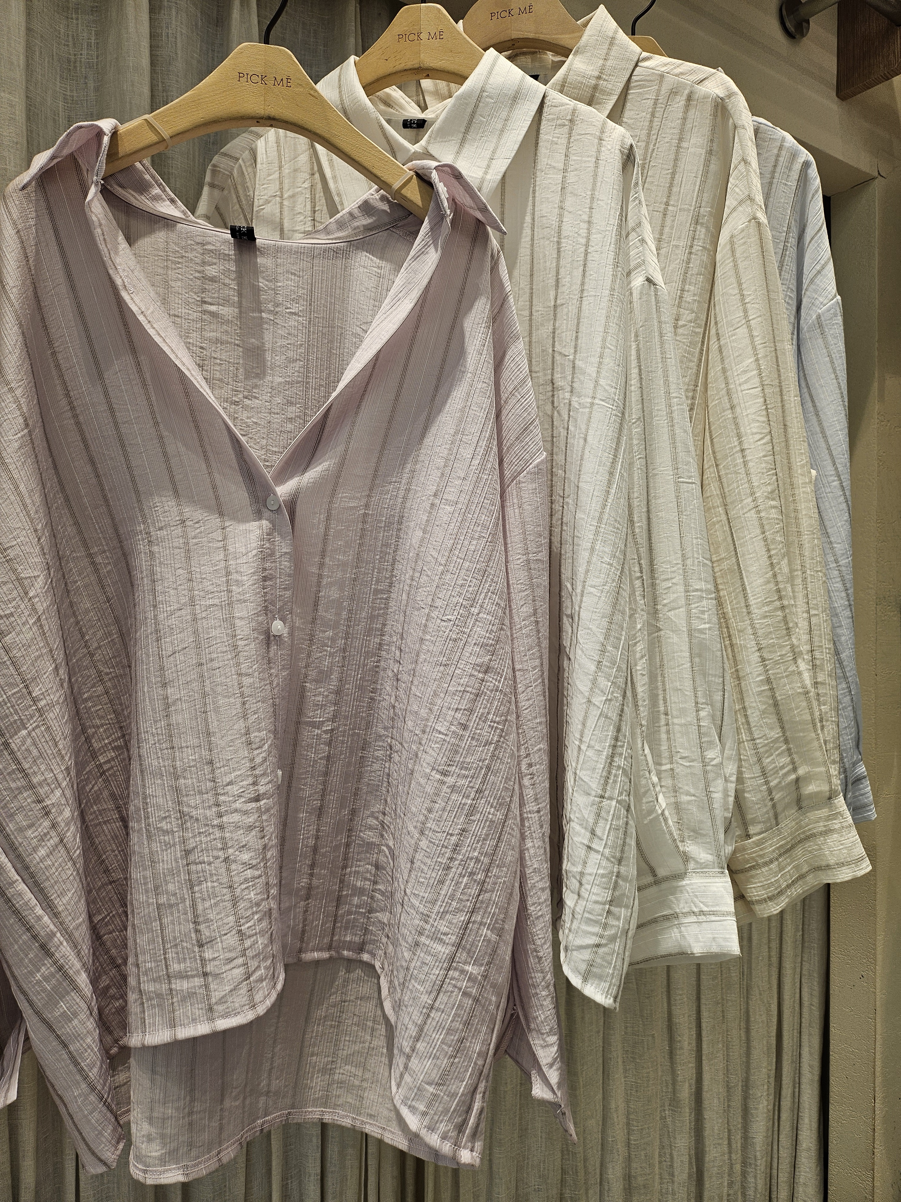 シースルーストライプシャツ | 詳細画像6