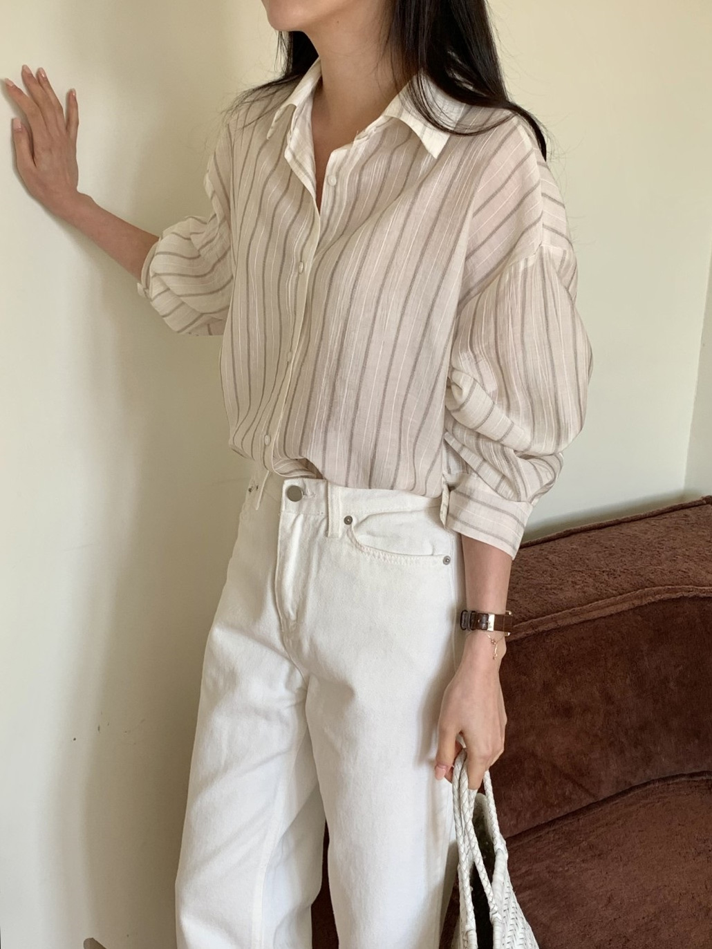 シースルーストライプシャツ | 詳細画像13