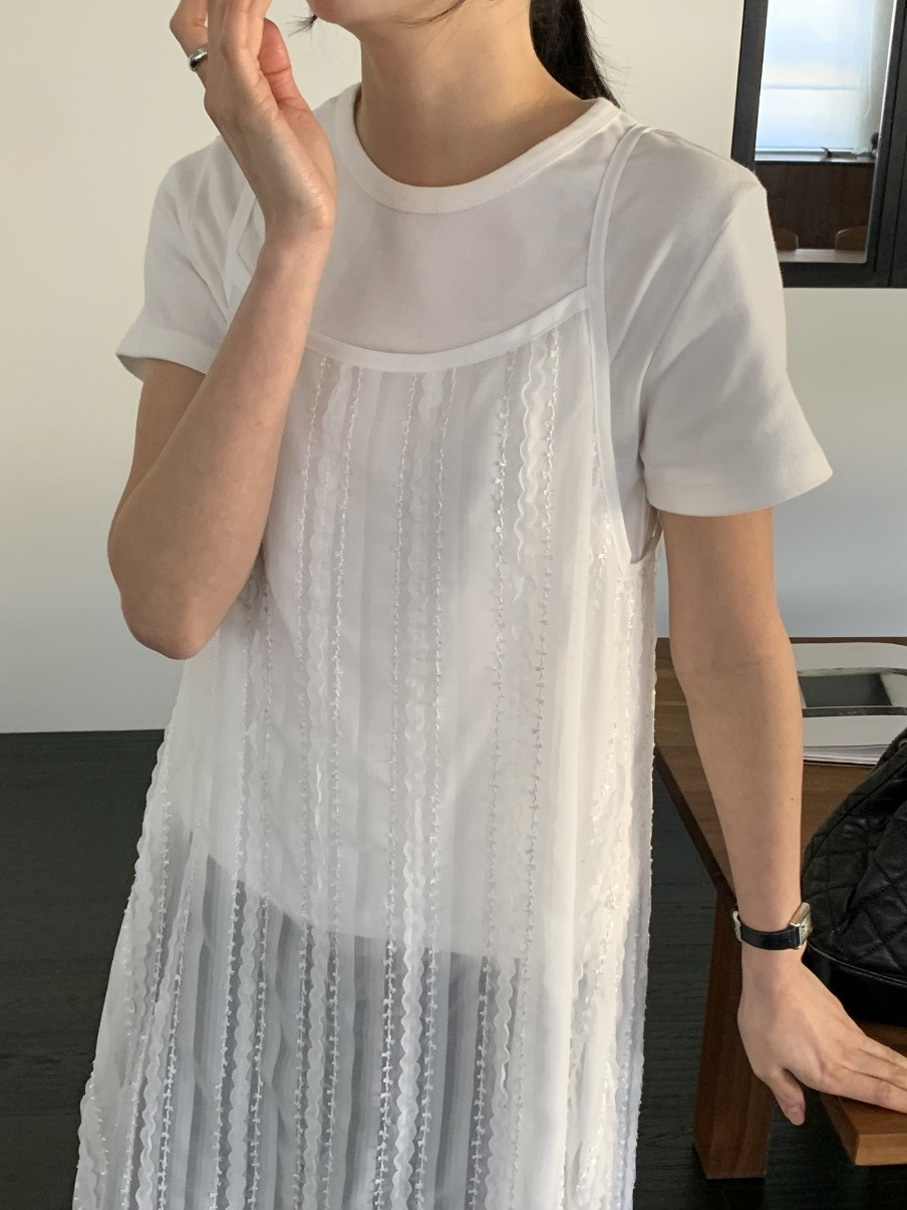 レースロングビスチェワンピース | 詳細画像3