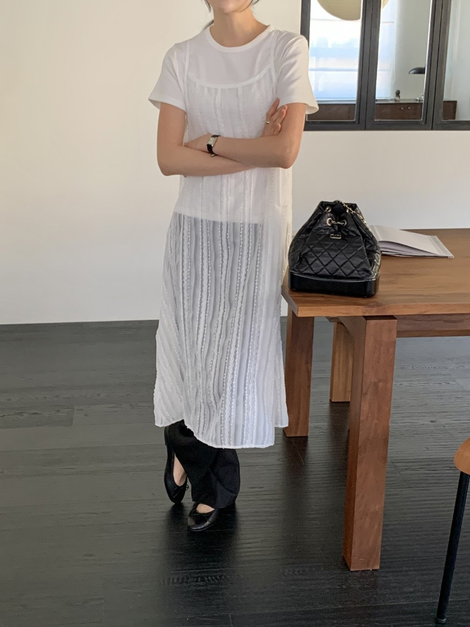 レースロングビスチェワンピース | 詳細画像7