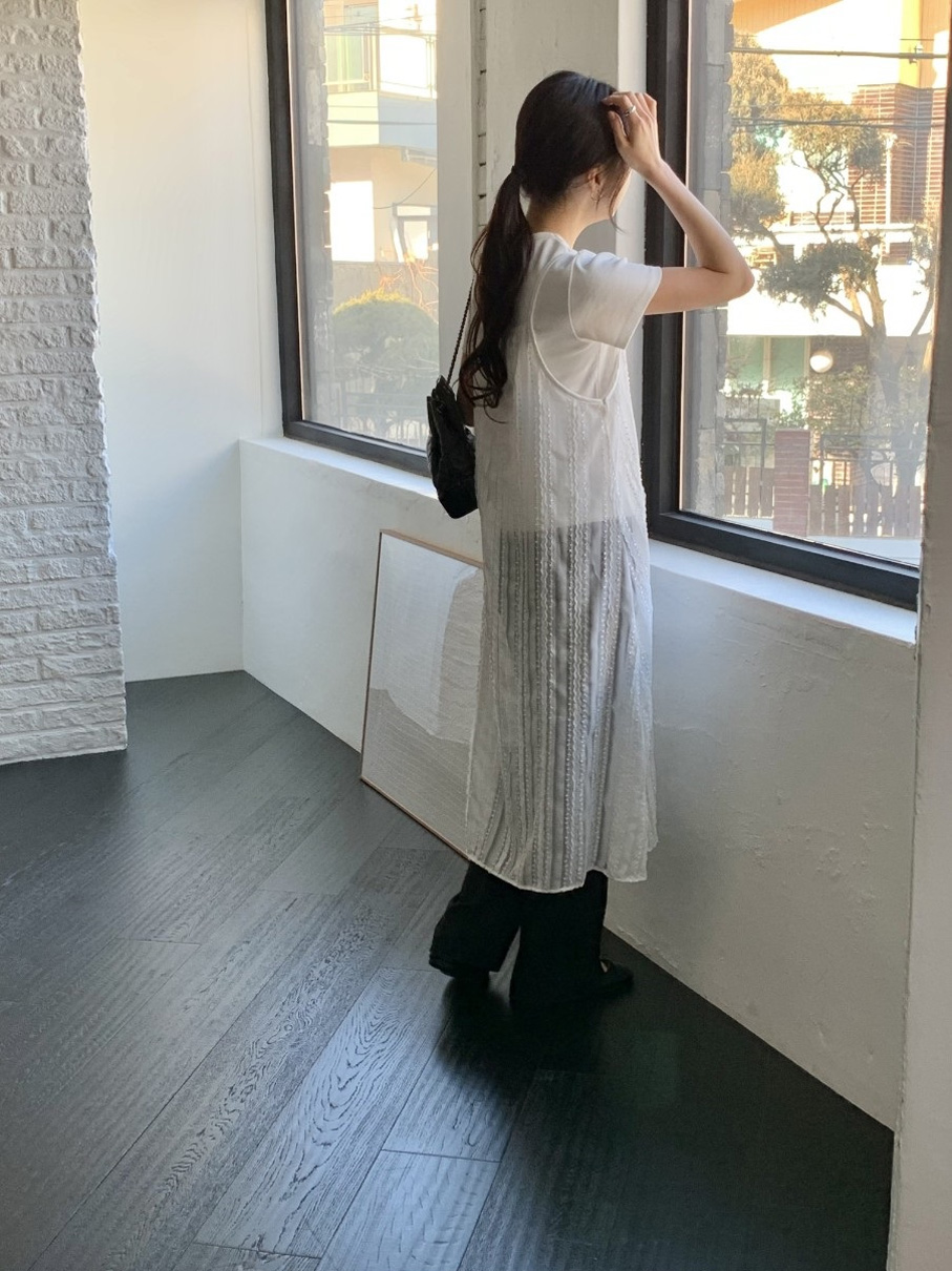 レースロングビスチェワンピース | 詳細画像10