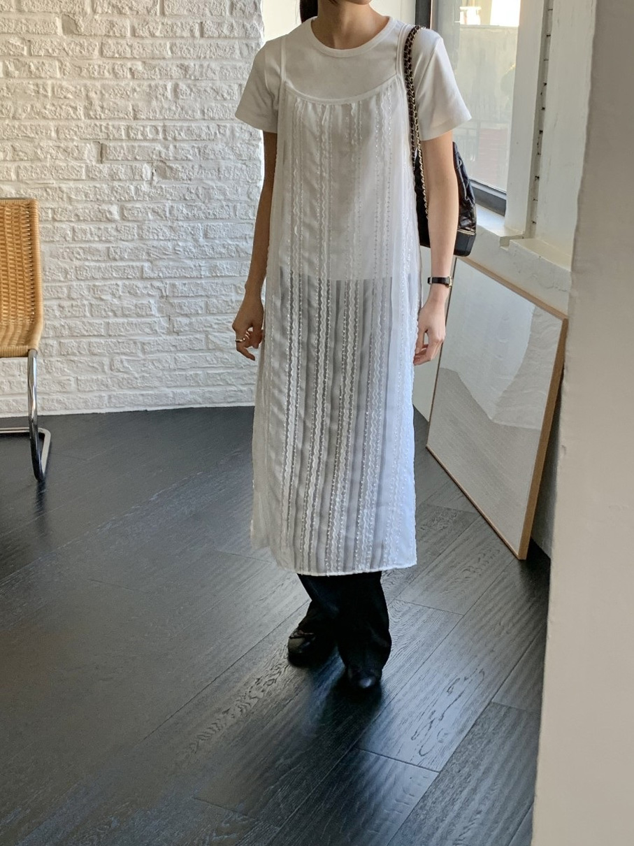 レースロングビスチェワンピース | 詳細画像16