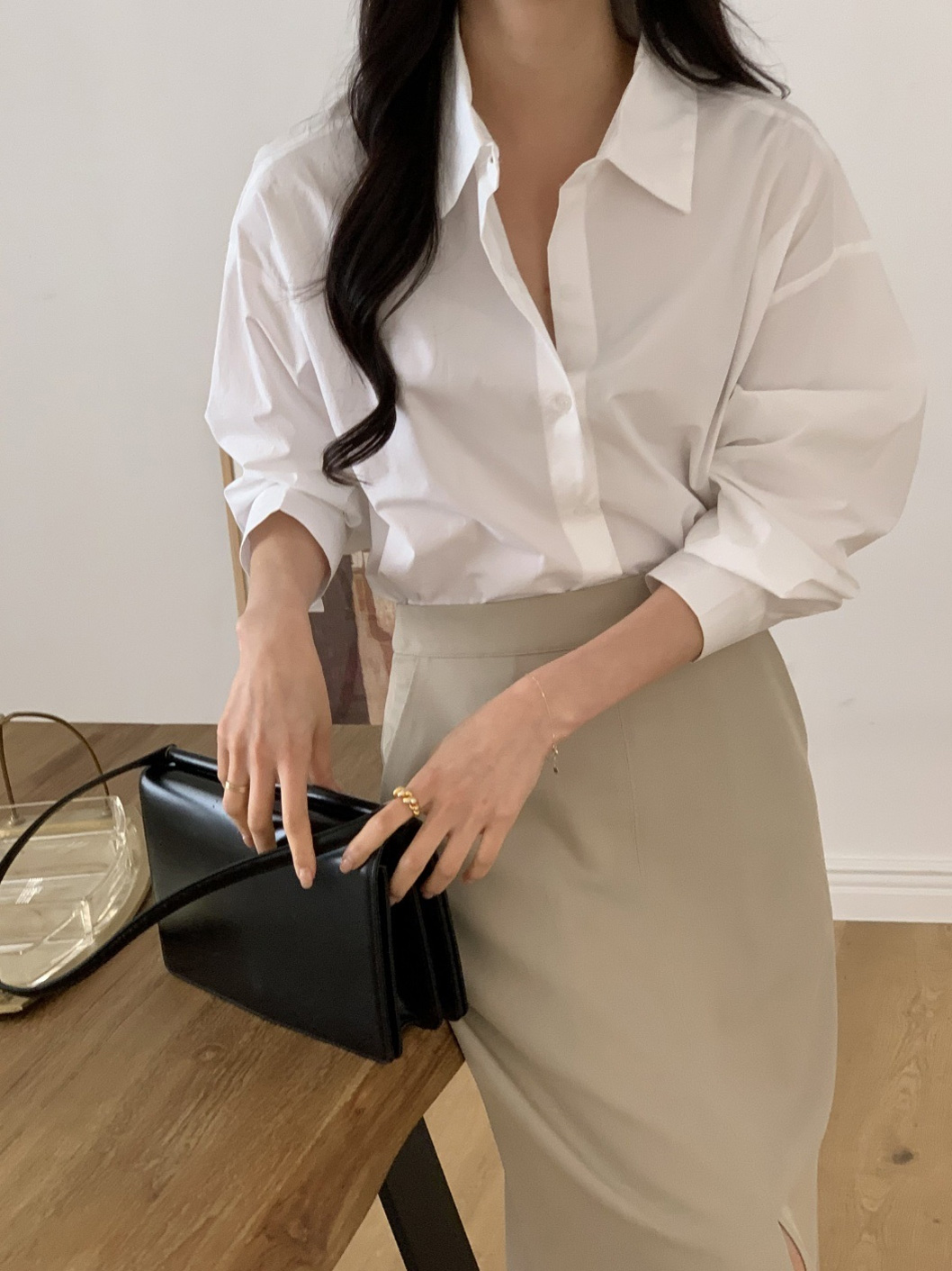 コットン長袖シャツ | 詳細画像17