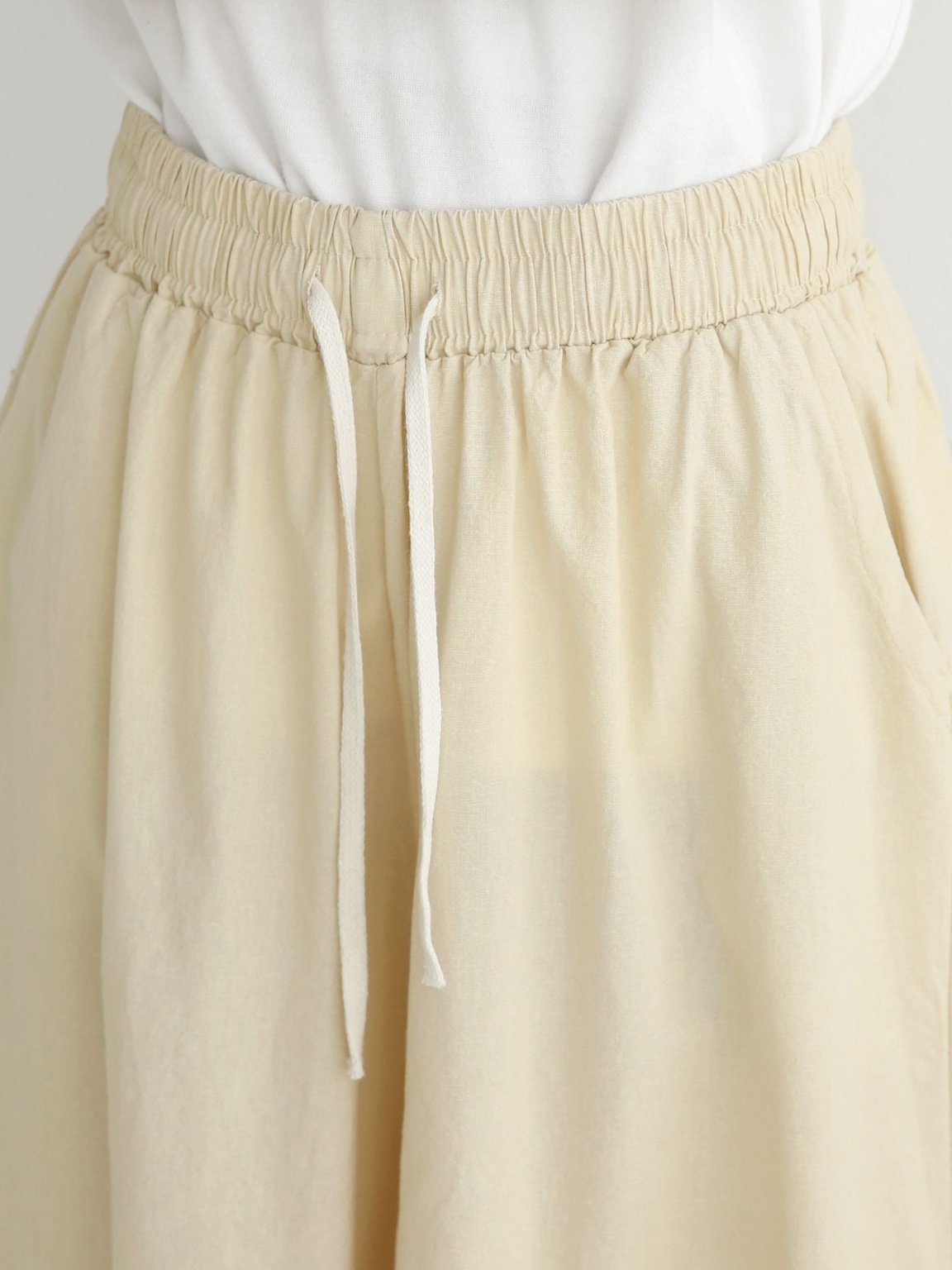 ウエストゴムワイド七分丈パンツ | 詳細画像14