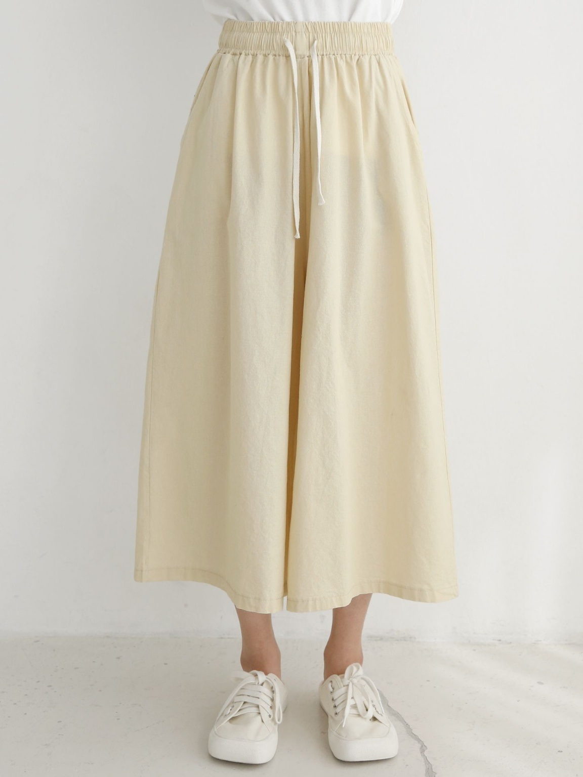 ウエストゴムワイド七分丈パンツ | 詳細画像19