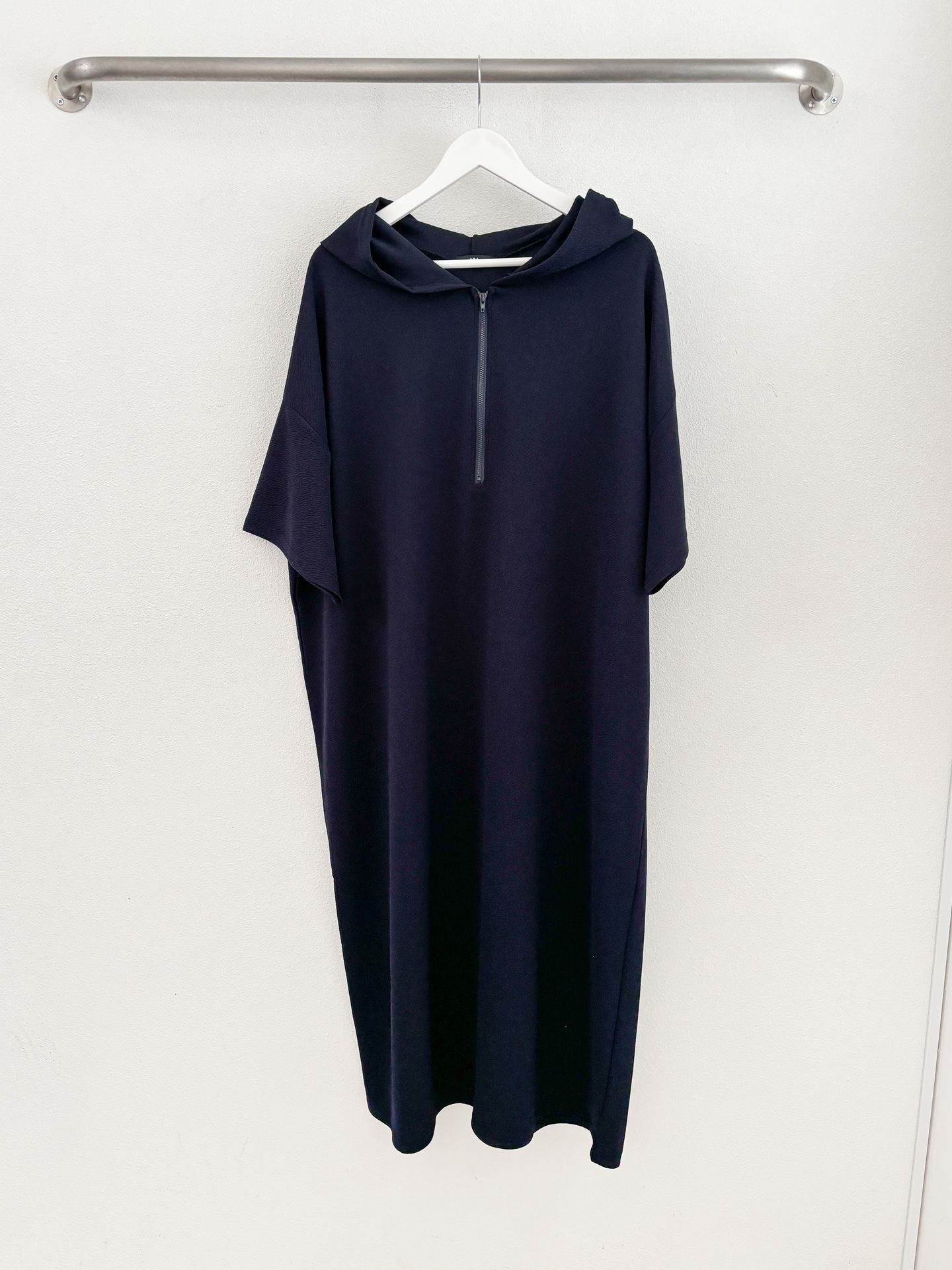 ジップアップフードロング長袖ワンピース | 詳細画像36