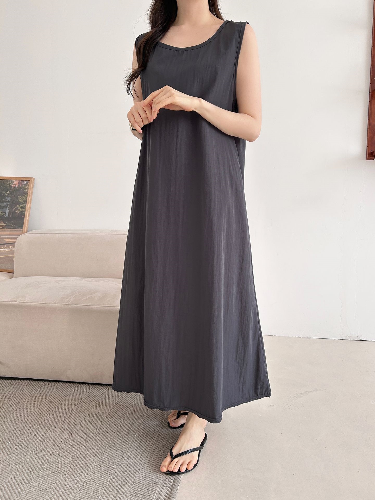 フードロング半袖ワンピース | 詳細画像29