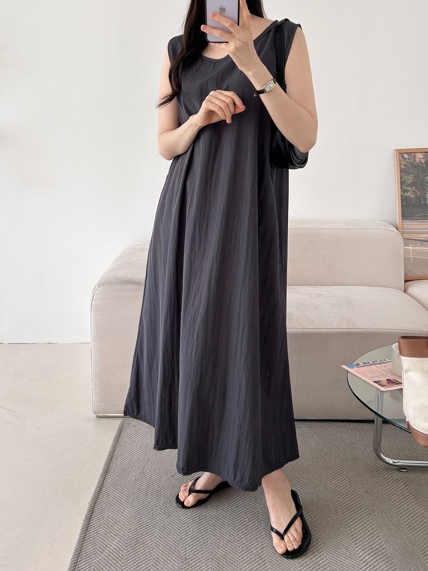 フードロング半袖ワンピース | 詳細画像32